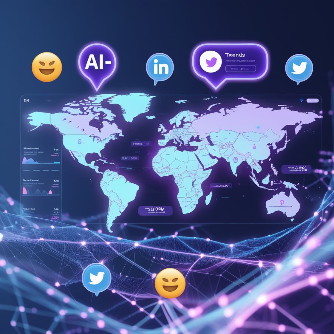 AI-generated design and content examples